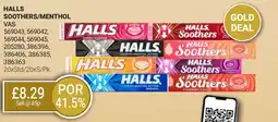 Bestway HALLS Soothers/menthol offer