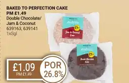 Bestway BAKED TO PERFECTION CAKE Double Chocolate/ Jam & Coconut offer