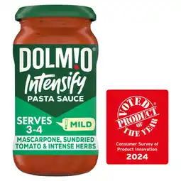 Asda Dolmio Intensify Mascarpone, Sundried Tomato & Intense Herbs Pasta Sauce 400g offer