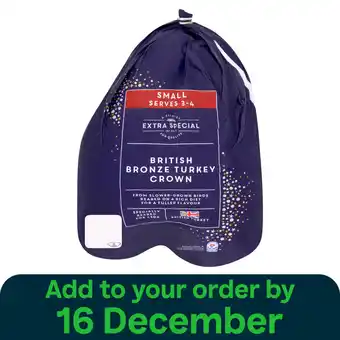 Asda ASDA Extra Special British Bronze Turkey Crown 1.5kg - 1.99kg offer