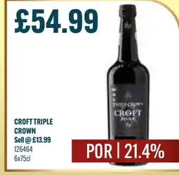 Bestway CROFT TRIPLE Crown offer