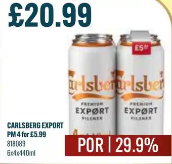 Bestway CARLSBERG Export offer