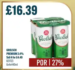 Bestway GROLSCH PREMIUM 3.4% offer