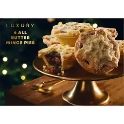 Iceland Iceland Luxury 6 Butter Mince Pies offer