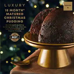 Iceland Iceland Luxury 18 Month Matured Christmas Pudding 400g offer