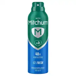 Morrisons Mitchum Endurance Men Ice Fresh Anti-Perspirant & Deodorant offer