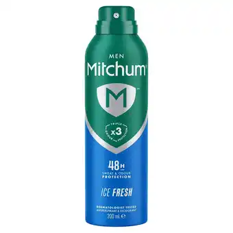 Morrisons Mitchum Endurance Men Ice Fresh Anti-Perspirant & Deodorant offer