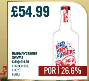 Bestway DEAD MAN'S FINGER 15% offer