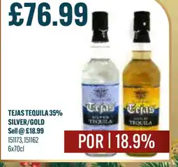 Bestway TEJAS TEQUILA 35% silver/gold offer