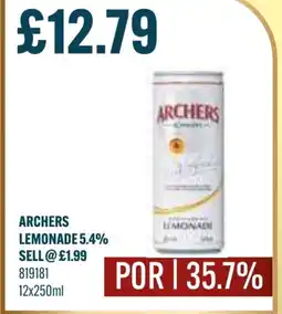 Bestway ARCHERS Lemonade 5.4% offer