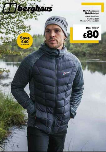 GO Outdoors Berghaus Men's Kamloops Hybrid Jacket offer