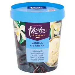 Sainsbury's Sainsbury's Vanilla Ice Cream, Taste the Difference 480ml offer