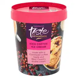 Sainsbury's Sainsbury's Iced Coffee Ice Cream, Taste the Difference 480ml offer