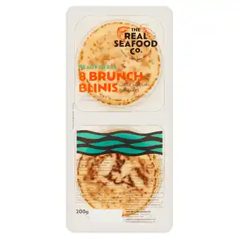 Sainsbury's Real Seafood Co. Brunch Blinis 200g offer