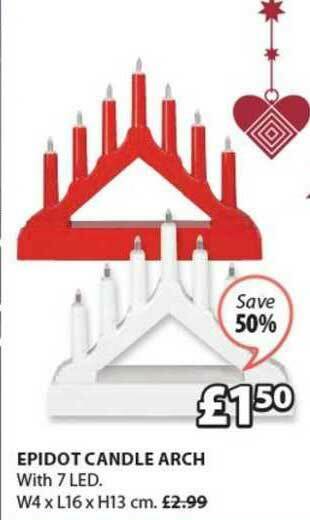 JYSK Epidot Candle Arch offer