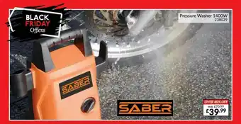 The Range Pressure Washer 1400w Saber offer