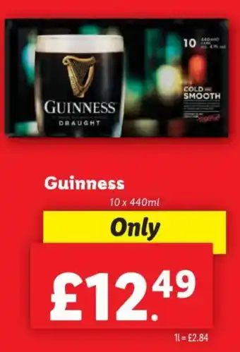 Lidl GUINNESS offer