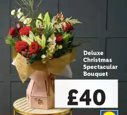 Lidl Deluxe Christmas Spectacular Bouquet offer