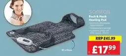 Lidl Back & Neck Heating Pad offer