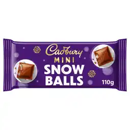 Iceland Cadbury Dairy Milk Mini Snowballs Bar 110g offer