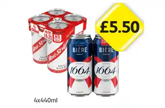 Londis Red Stripe, Kronenbourg offer