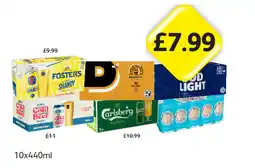 Londis Fosters Shandy, Bodingtons Draught, Bud Light, Brewdog Cold Beer, Carlsberg, Rosa Blanca offer