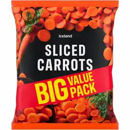 Iceland Iceland Sliced Carrots 1.2kg offer