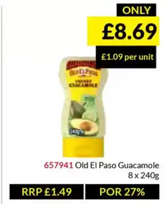 Musgrave MarketPlace Old El Paso Guacamole offer