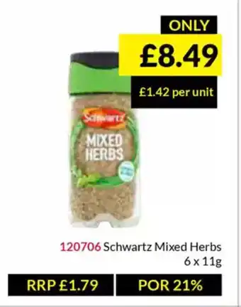 Musgrave MarketPlace Schwartz Mixed Herbs offer