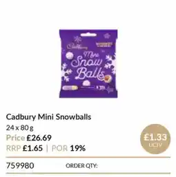 Musgrave MarketPlace Cadbury Mini Snowballs offer