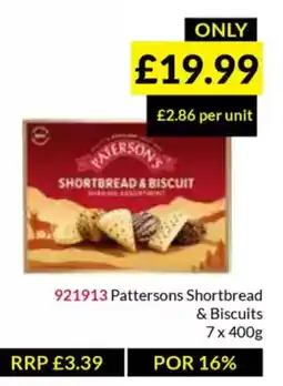 Musgrave MarketPlace Pattersons Shortbread & Biscuits offer