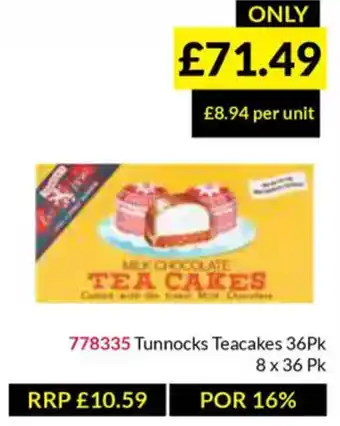 Musgrave MarketPlace Tunnocks Teacakes offer