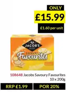 Musgrave MarketPlace Jacobs Savoury Favourites offer