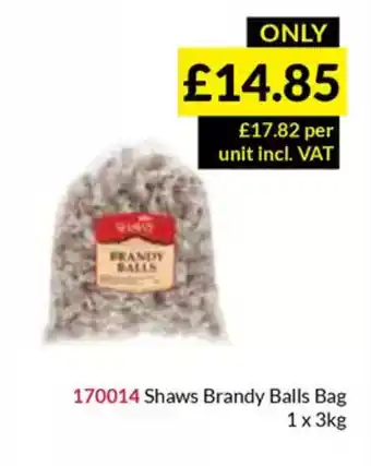 Musgrave MarketPlace Shaws Brandy Balls Bag offer