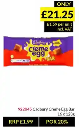 Musgrave MarketPlace Cadbury Creme Egg Bar offer