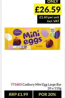 Musgrave MarketPlace Cadbury Mini Egg Large Bar offer