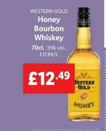 Lidl Western Gold Honey Bourbon Whiskey offer