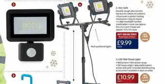 Aldi Key Sage Led 10w Flood Light offer