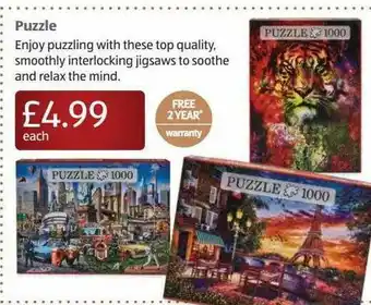 Aldi Puzzle offer