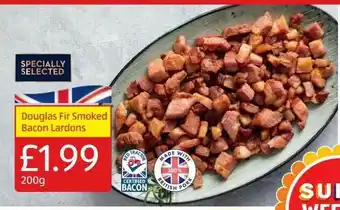 Aldi Douglas Fir Smoked Bacon Lardons offer