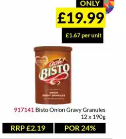 Musgrave MarketPlace Bisto Onion Gravy Granules offer