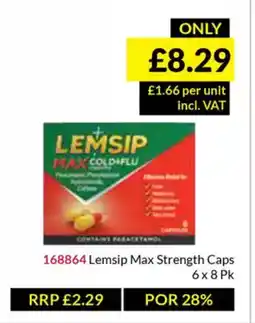 Musgrave MarketPlace Lemsip Max Strength Caps offer