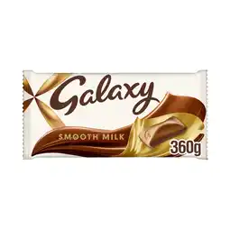 Iceland Galaxy Smooth Milk Chocolate Gift Large Sharing Block Bar Vegetarian 360g offer