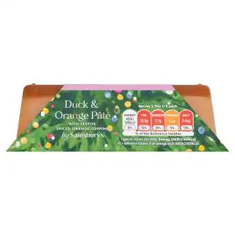 Sainsbury's Sainsbury's Duck & Orange Pâté 200g offer