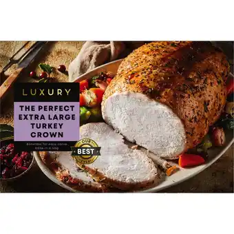 Iceland Iceland Luxury The Perfect Extra Large Turkey Crown 2.8kg offer