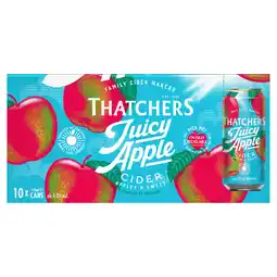 Iceland Thatchers Juicy Apple Cider 440ml offer