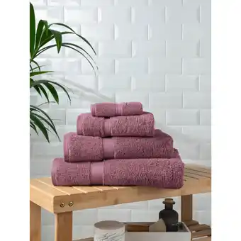 Asda George Home Rose Super-Soft Cotton Bath Towel offer