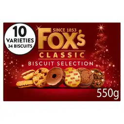 Iceland Fox's Classic Biscuit Selection 550g offer