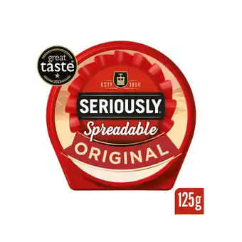 Morrisons Seriously Spreadable Original Cheese Spread offer