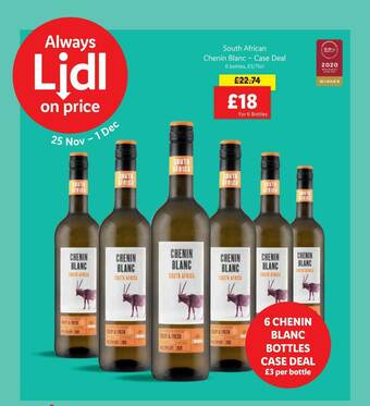 Lidl South African Chenin Blanc Case Deal offer